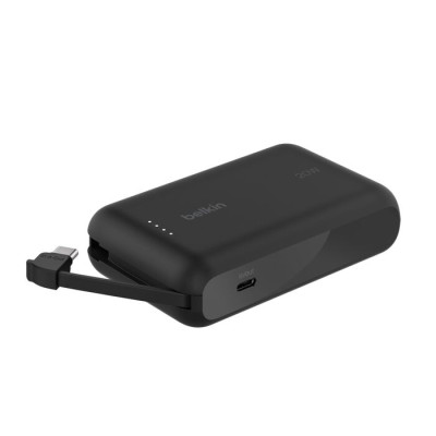 Power Bank 10K with Integrated Cable BPB021(BLACK)
